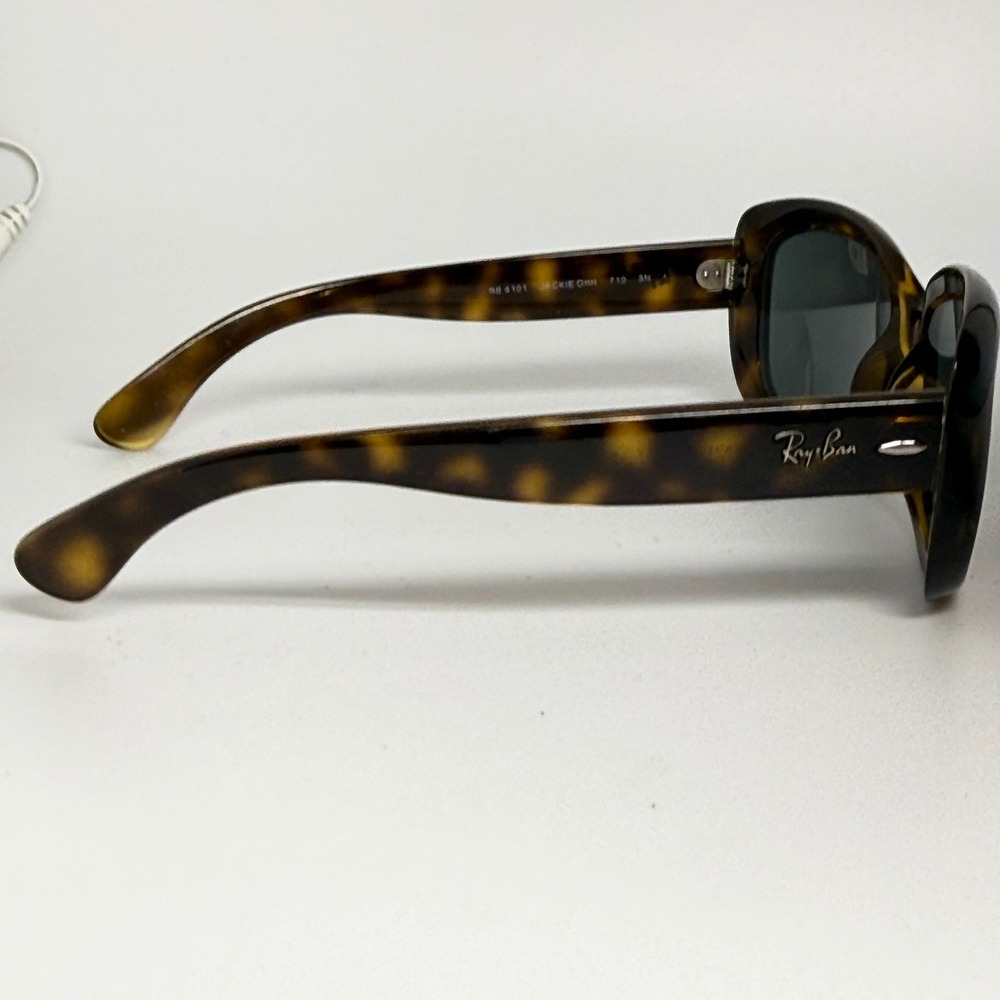 Ray-Ban Jackie Ohh RB 4101 710 Tortoise Shell Sunglasses Made in Italy - Picture 4 of 6